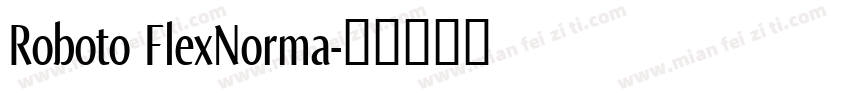 Roboto FlexNorma字体转换